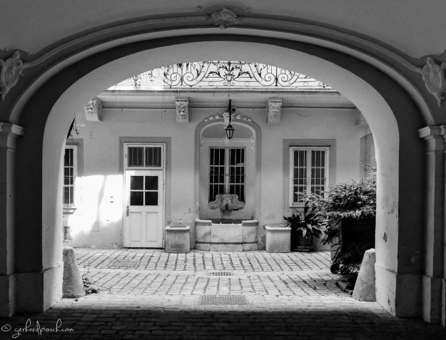 Hinterhof in der Bräunerstraße